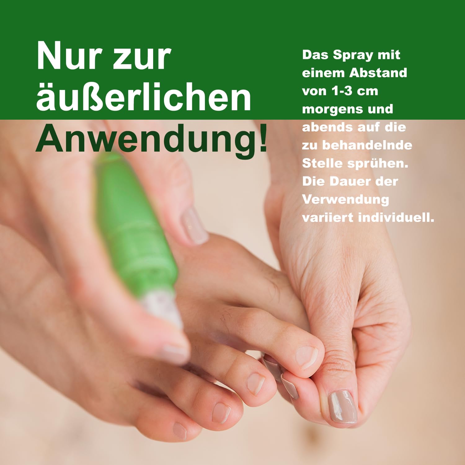 Fungustan | Pflegespray für Füße und Nägel (1 Flasche á 50ml)