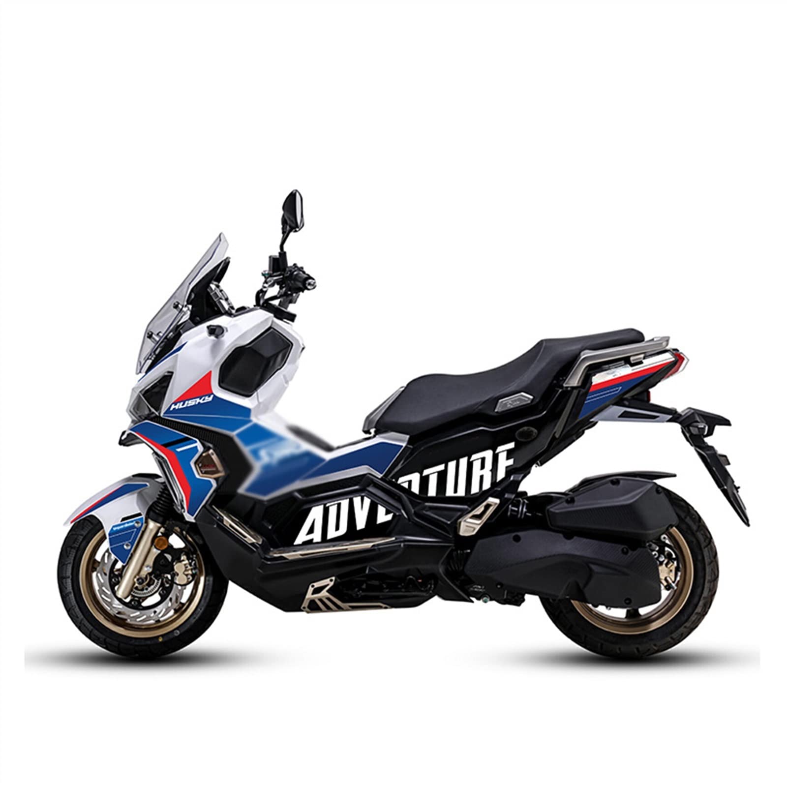 Autocollants de moto pour SYM Husky ADV150 protection de réservoir de carburant motif UK
