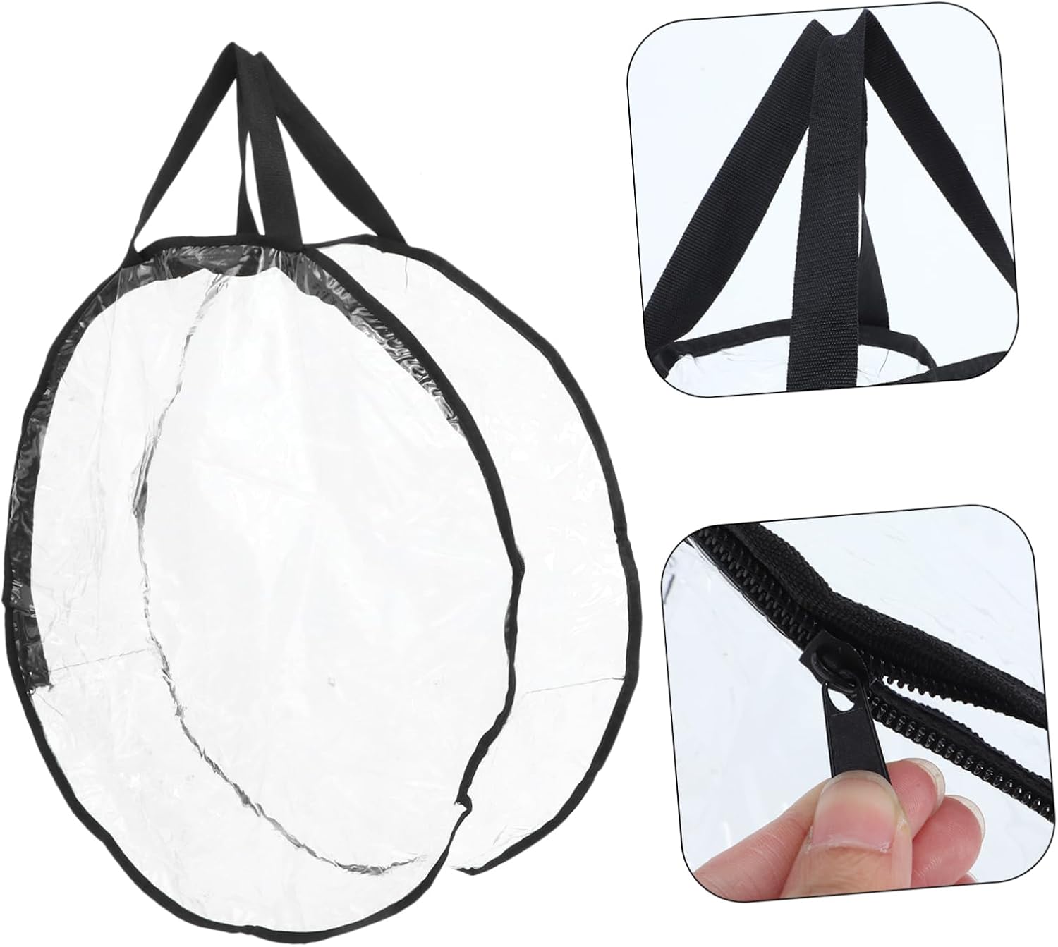 Garneck Wreath Storage Bag Foldable Holder for Wreaths Large Capacity Garland Organizer for Holiday Decor Management