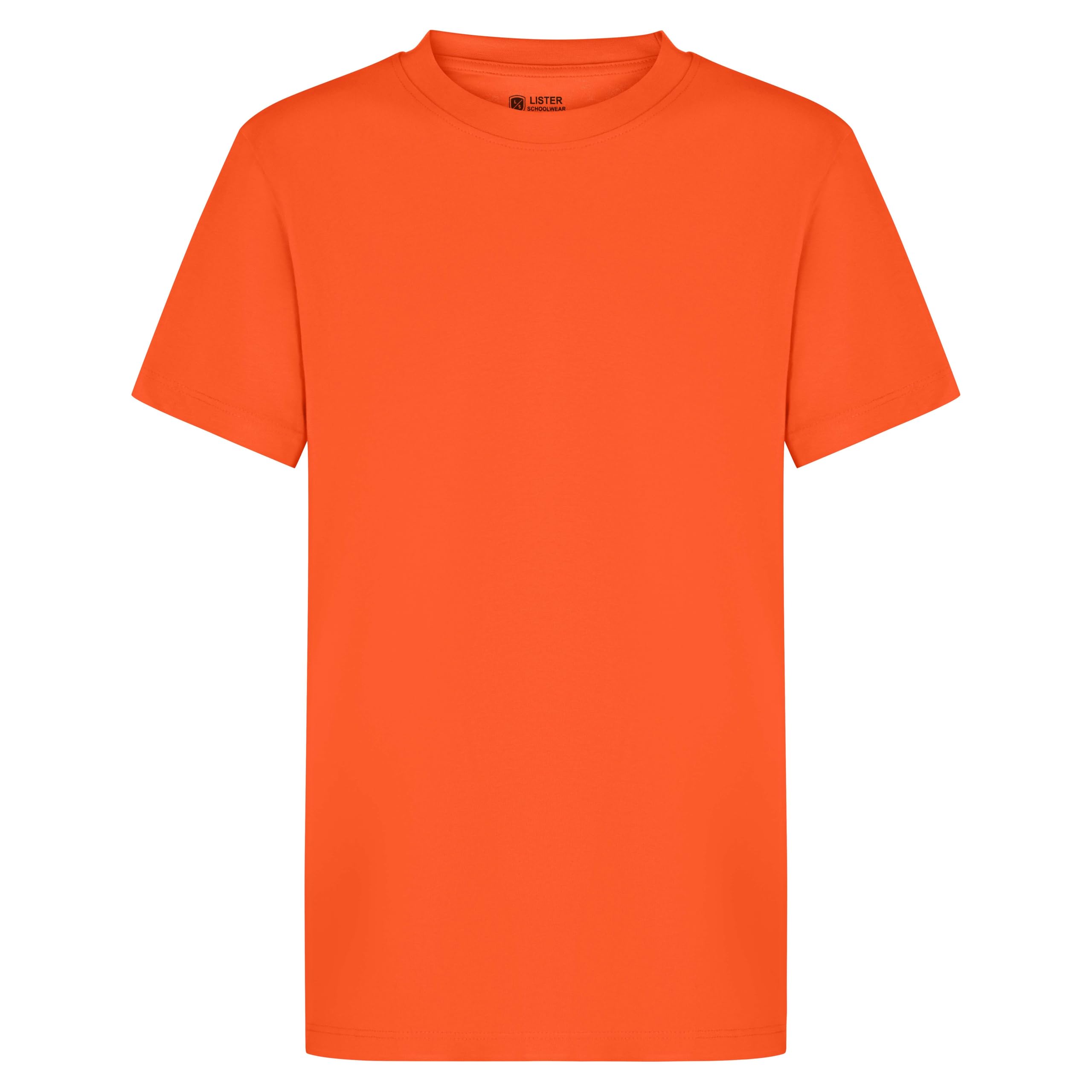 Ages 1-15 Kids Plain Blank T-Shirt Tee Shirt 100% Cotton Boys Girls Childrens Softspun Unisex School Uniform P.E. Gym — view 14