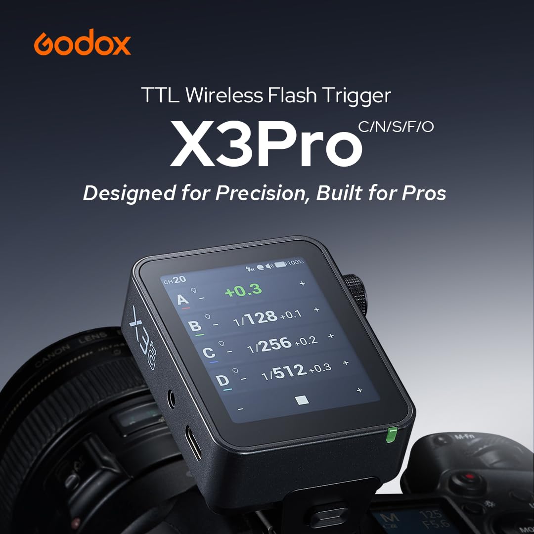 Amazon | Godox X3 Pro TTL ワイヤレスフラッシュトリガー、2.4GHz