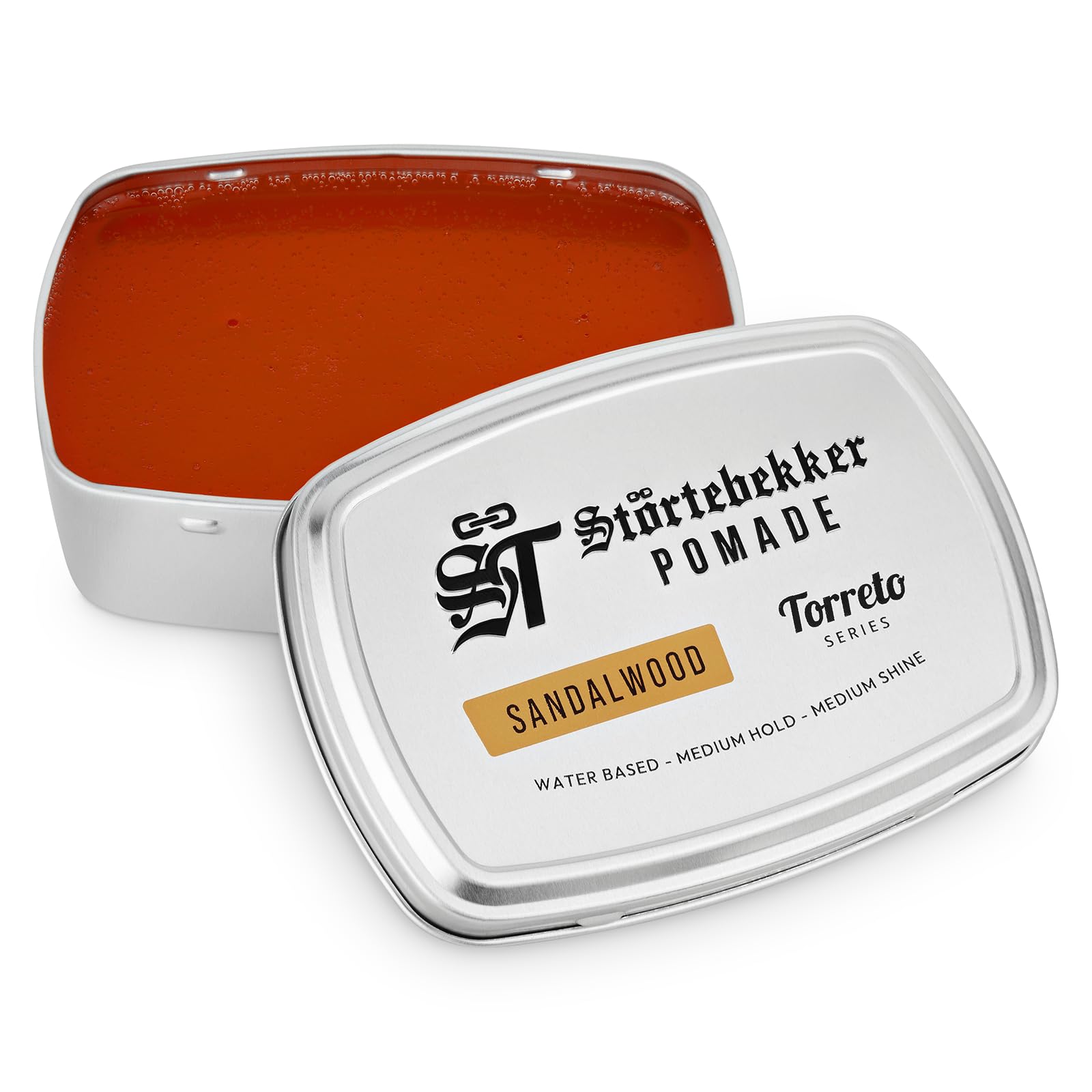 Störtebekker® Premium Pomade Wasserbasiert Probierset + GRATIS Styling Kamm - 3 x Pomade Herren 'Torreto Series' - Mittlerer Halt - Mittlerer Glanz - Haarpomade 125ml - Made in Germany