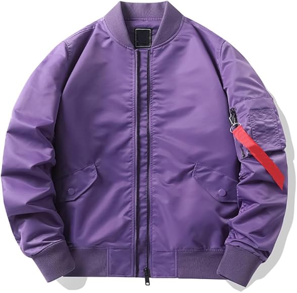 Lila bomberjacke herren Clearance