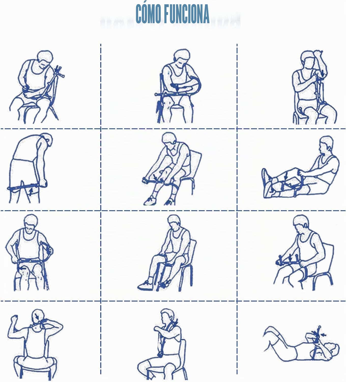 Like-very Auto masaje terapia de puntos gatillo accupressure caña - Cabeza, cuello, hombros, terapéutico muscular alivio del dolor cuerpo espalda gancho masajeador herramienta