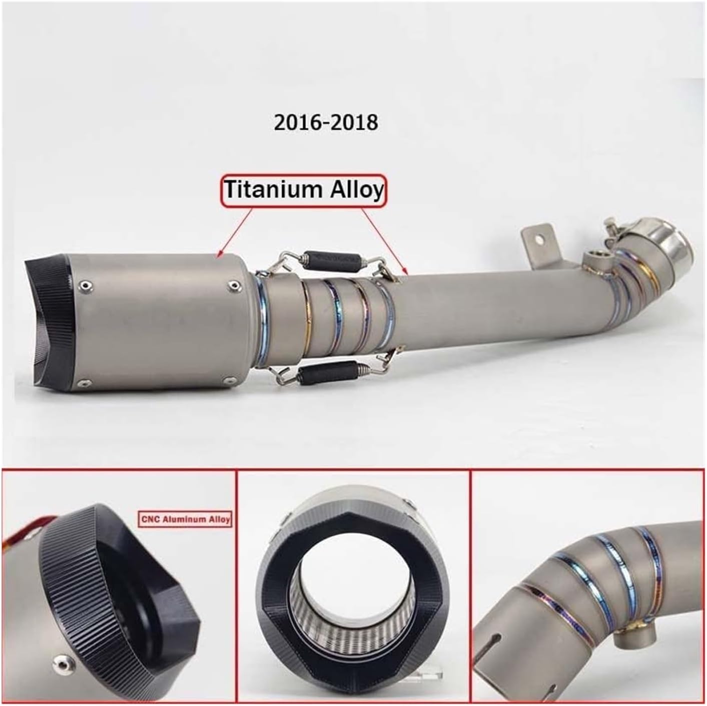 用 ZX10R ZX-10R 2016-2018 オートバイ排気マフラー エスケープベンド