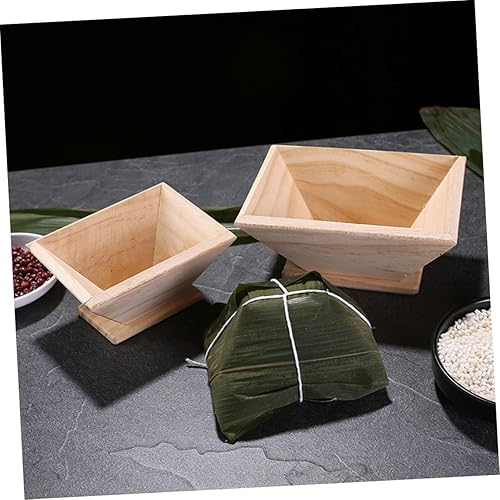 Miniatura 8 de EXCEART Molde de arroz de madera, accesorio de cocina tradicional para bolas de arroz con forma y albóndigas, ideal para festivales