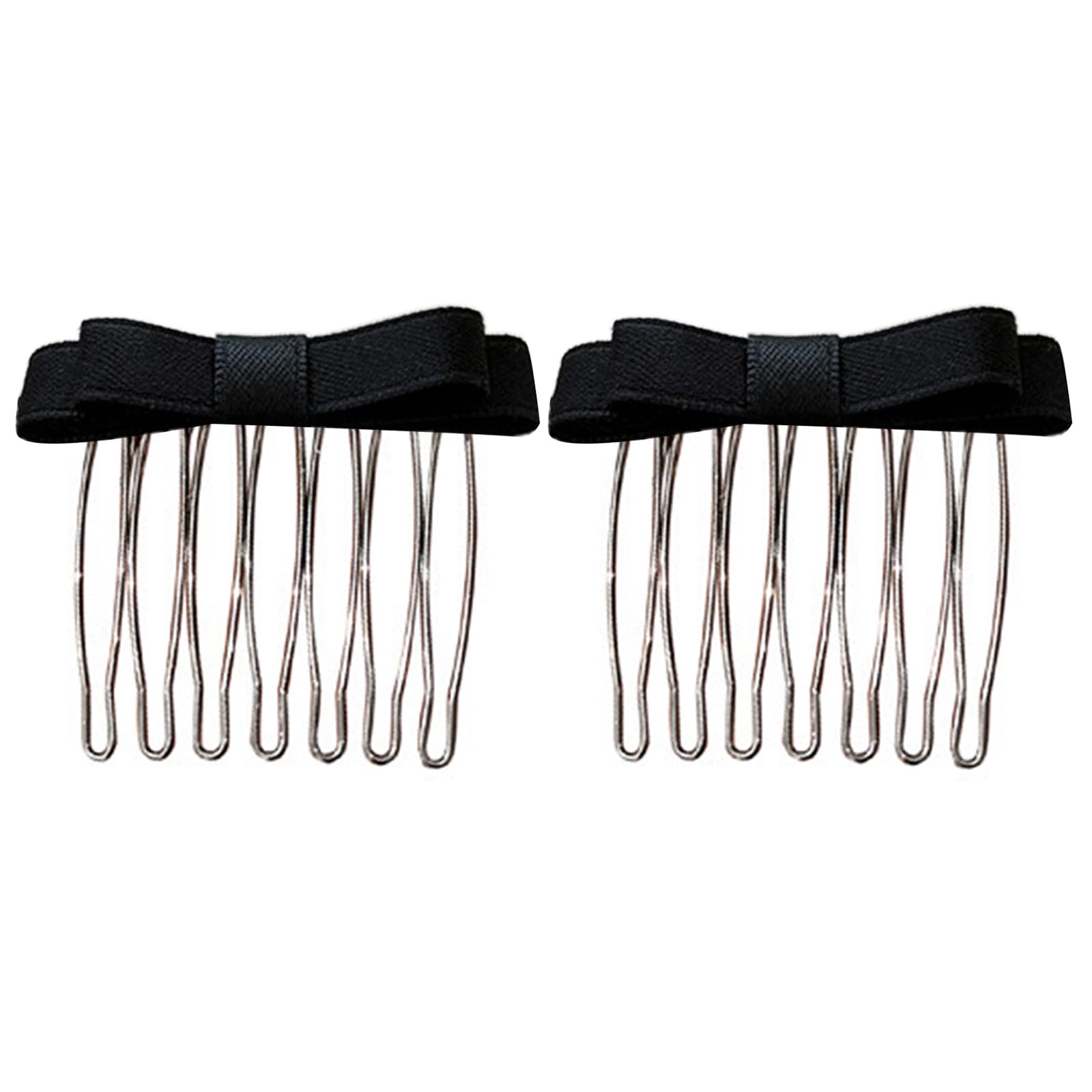 Ribbon Bowknot Hair Comb For Girl Hairpin Comb Hairclip Barrettes For Women Side Bangs Sweet Hair Styling Tool