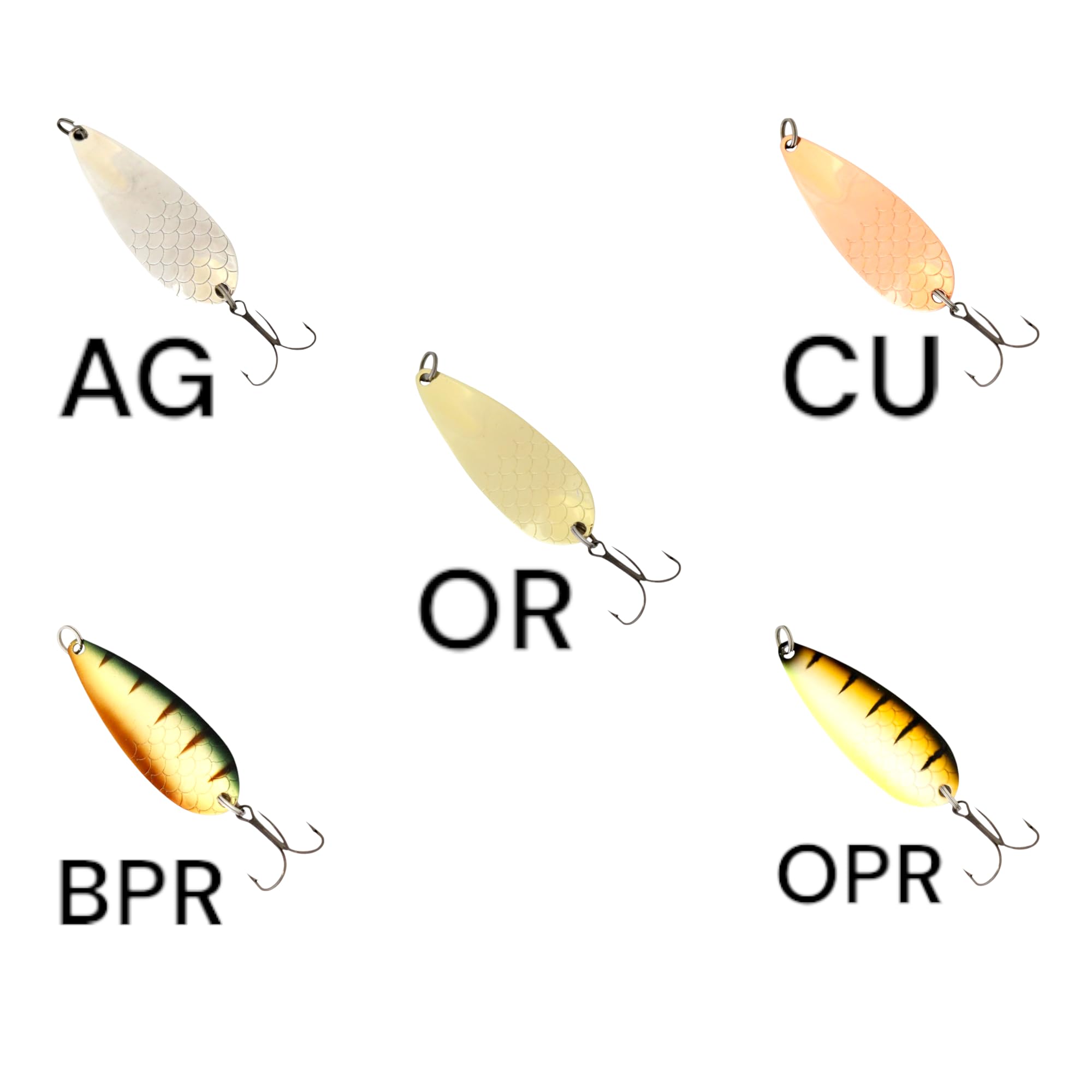 Esca per pesca persica, esche da pesca spinner | Esca da pesca | Esca da pesca | Esca da pesca | Set di 6 esche da pesca per trota, luccio, pesce persico