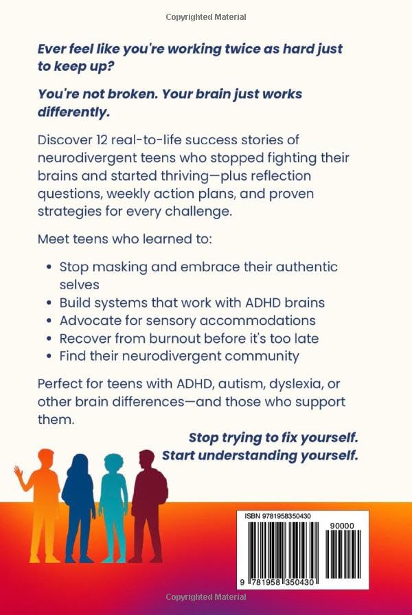 Neurodivergent Teens: 12 Success Stories of Teens with ADHD and Autism Who Learned to Thrive—With Proven Strategies, Weekly Action Plans, and ... (Neurodivergent Success Stories Series) - Image 2
