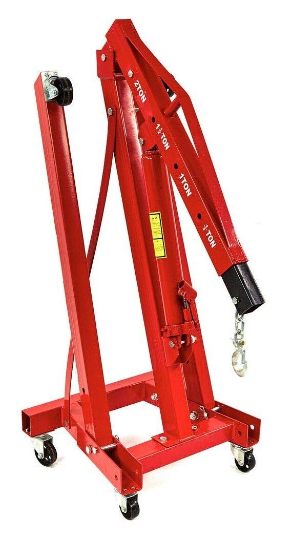 JOMAFA - GRUA PLEGABLE 2 TONELADAS + NIVELADOR PARA MOTORES