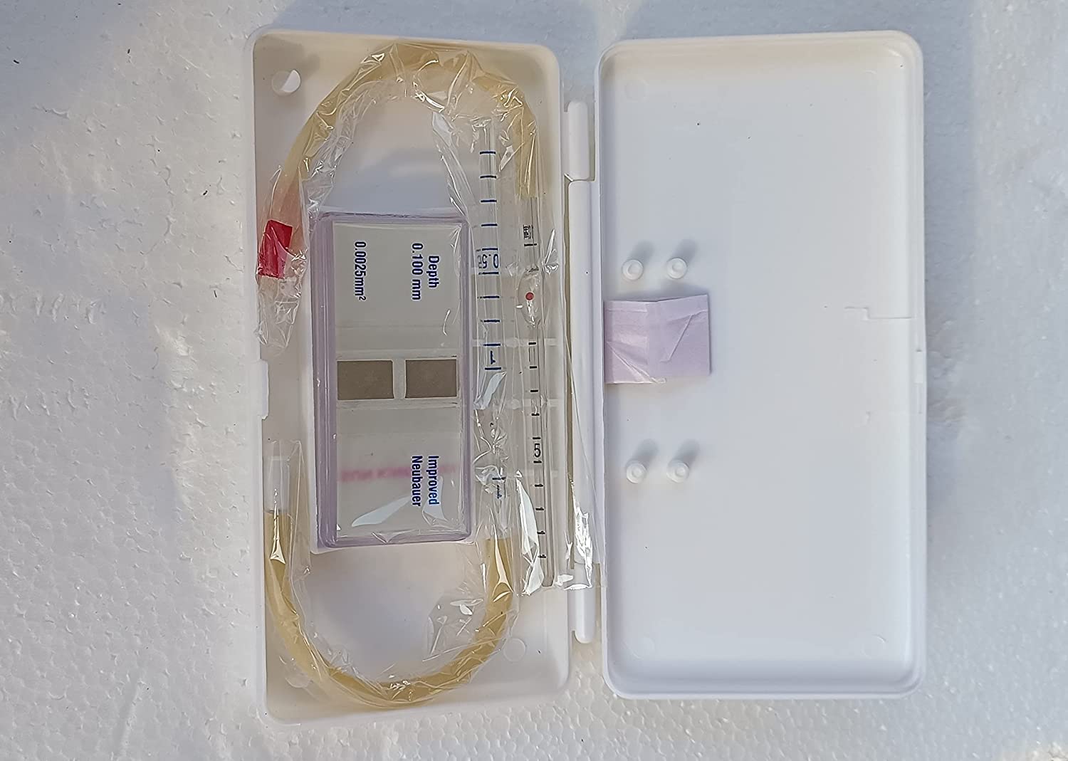 SSD Neubeur Blood Counting Chamber Brightlined, German Complete Haemacytometer Set 1