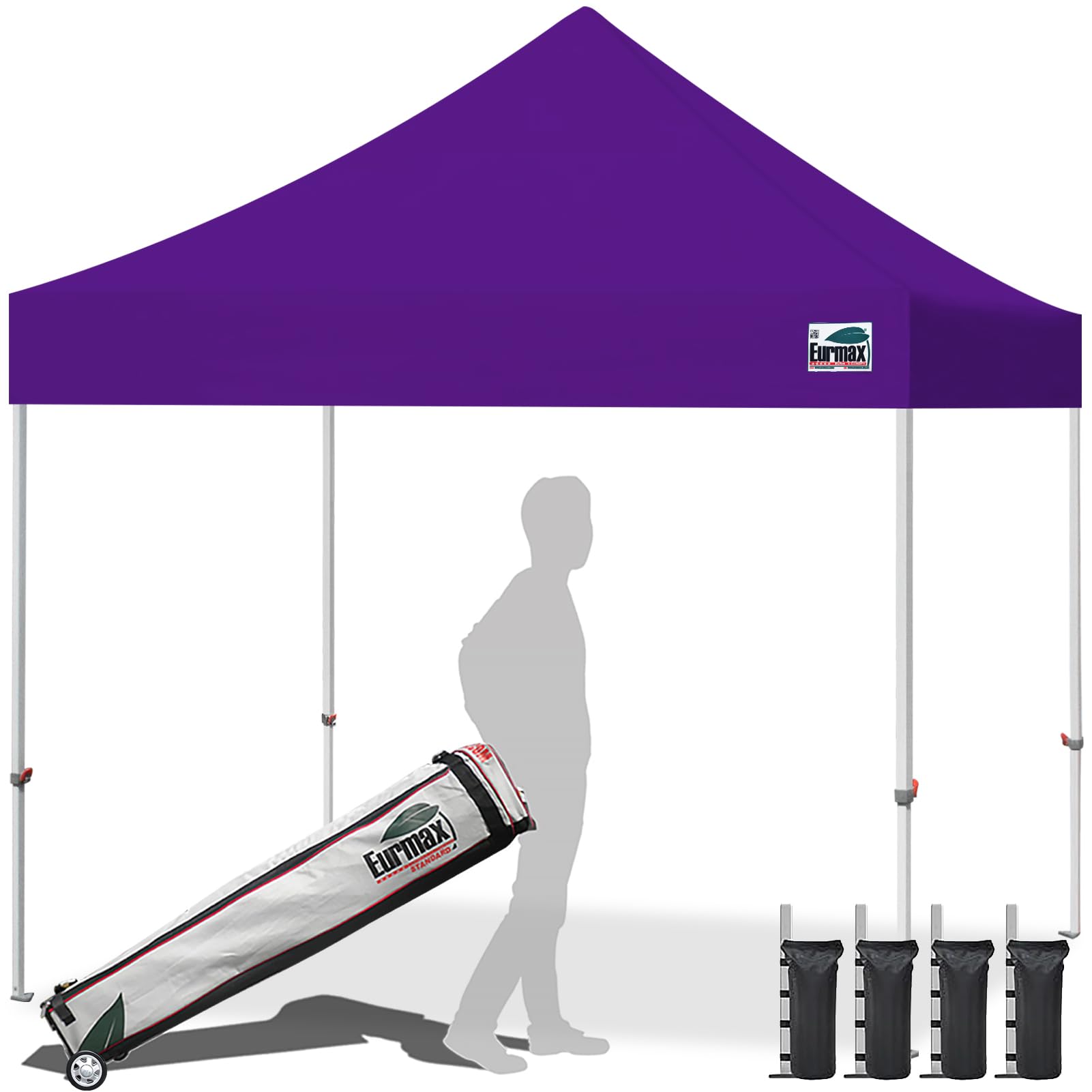 Photo 1 of Eurmax 10x10ft Pop Up Canopy - Purple