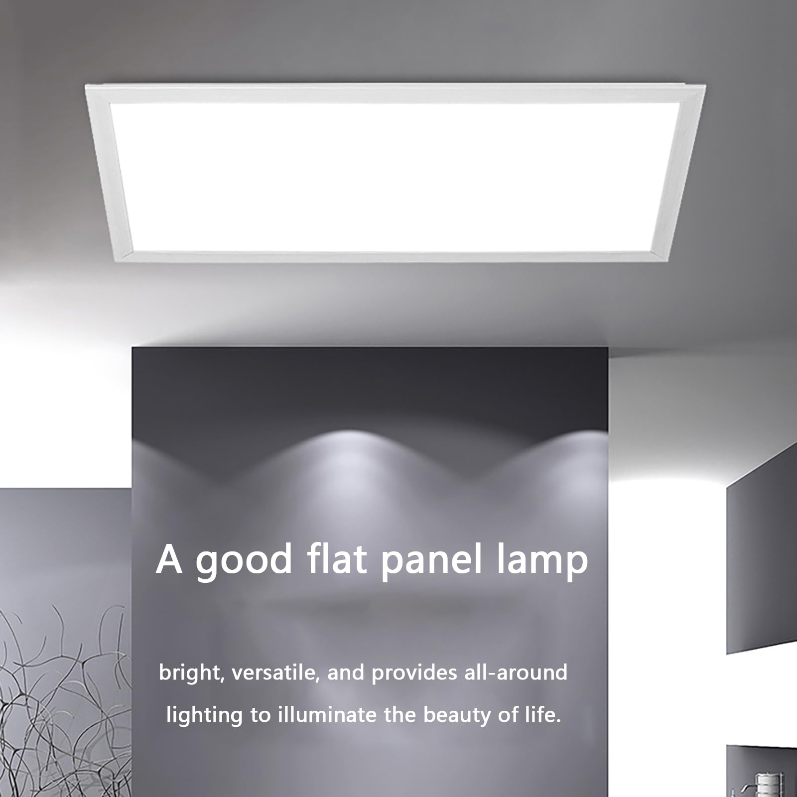 Pannello Luminoso A LED 30 Cm X 60 Cm, Plafoniera Ultra Sottile, Luce Bianca Fredda 6500K, Risparmio Energetico, Confezioni Da 10, 15 E 20 Pezzi Per Cucina, Ufficio, Negozio, Casa,30cm/11.8in × 60cm/2