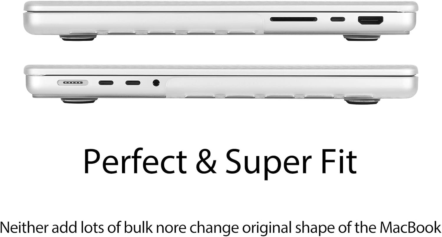 UESWILL Compatible with MacBook Pro 14 inch Case Cover 2021-2026 Release, with M5 M4 M3 M2 M1 Pro Max chip Touch ID - Image 5