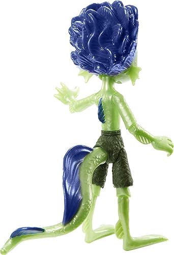 Miniatura 6 de Disney and Pixar Luca - Luca Paguro - Juguete de película de acción altamente posable con elementos de cambio de color, piezas extraíbles y aspecto