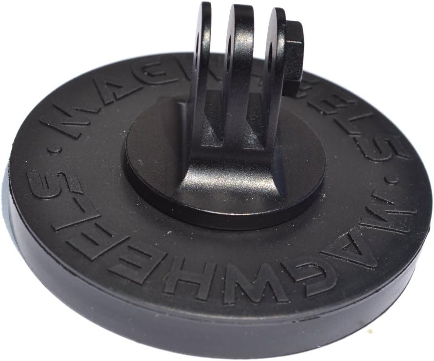 MagWheels Magnetic Camera Mount w/Non-Slip Anti-Scratch Rubber Coating for All GoPro Cameras