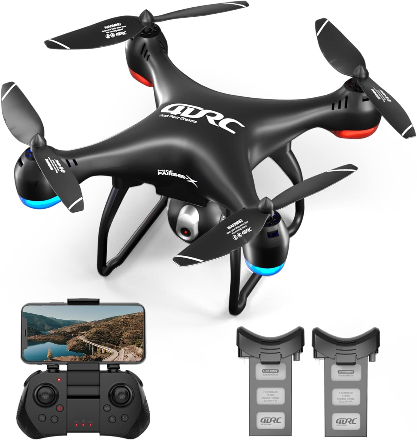 4DRC F1 GPS FPV Drone with 4K Camera for Adults and Beginners, 5G WiFi