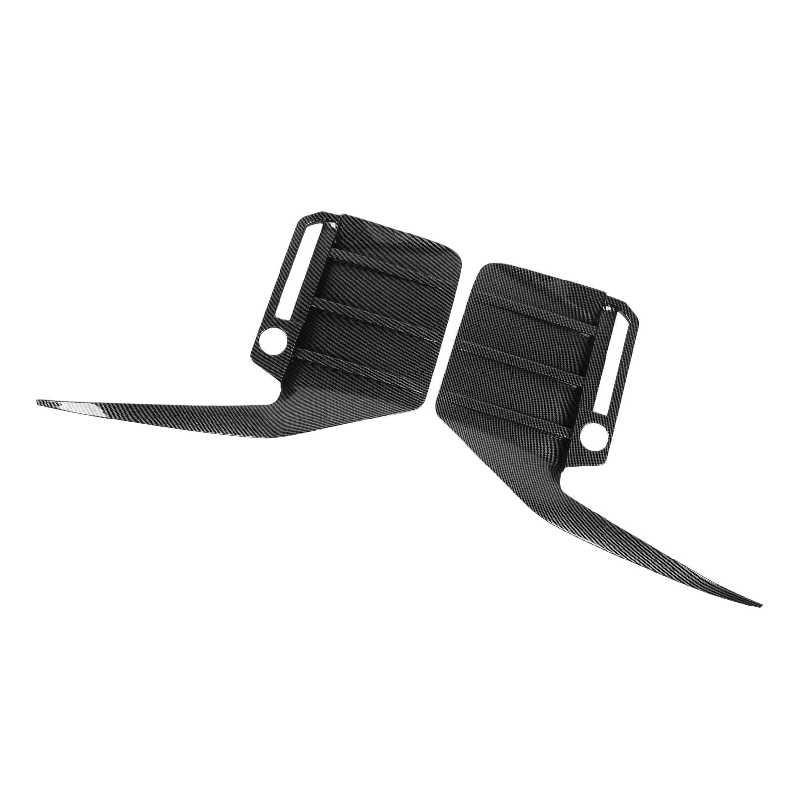 Tbest Parachoques Trasero Difusor Lateral ABS Ajuste Personalizado para