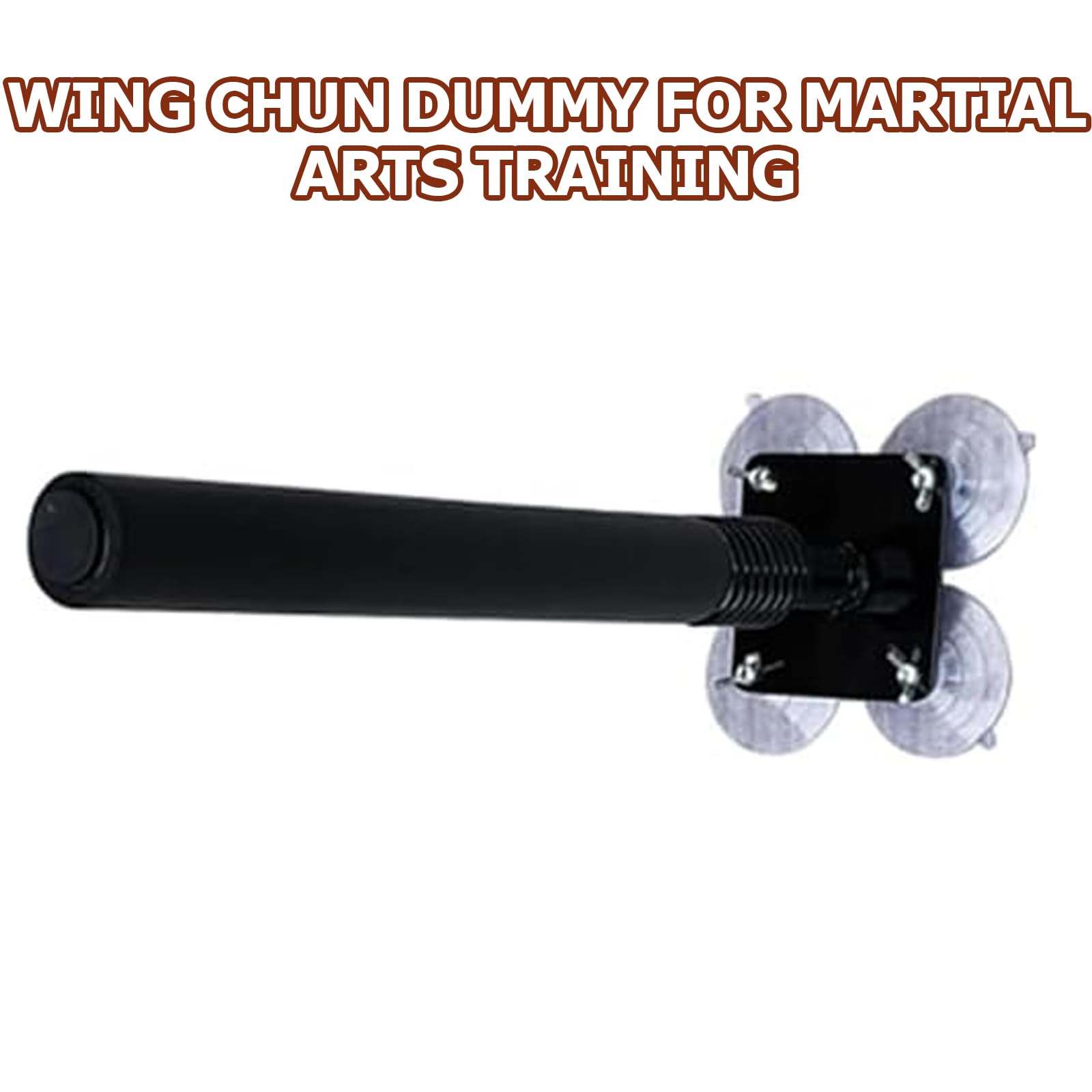 Smoczek Wing Chun z przyssawką, przenośny, bez wiercenia, montowany na ścianie trener dla początkujących ćwiczeń sztuk walki, ramię ssące 35 cm do treningu wewnątrz i na zewnątrz