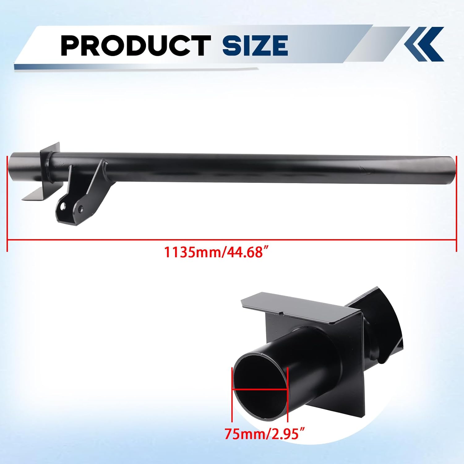 Rear Upper Shock Mount Crossmember Compatible with 2007-2014 Chevy Silverado 1500 & GMC Sierra 1500