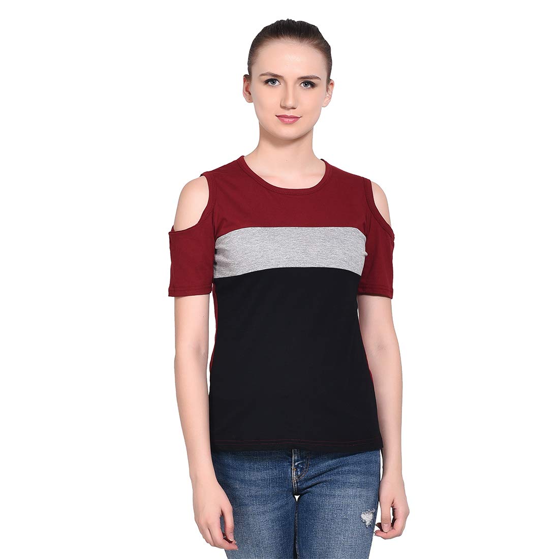 Women's Cotton Round Neck Half Sleeve Top-image-26