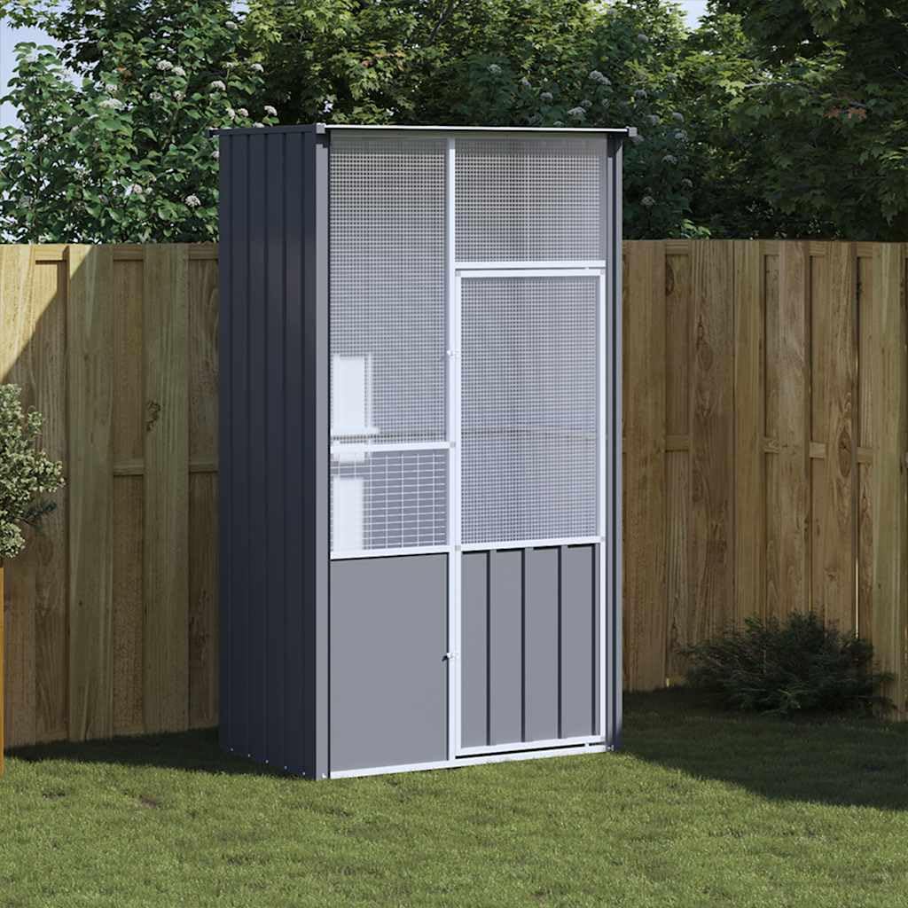 Generic Estructura Robusta, Valla Soldada, Amplia Sala de Actividades, Jaula de Vuelo para Pájaros de Seguridad Adicional, 215x78x200 Cm para Pollos (115x78x200cm)
