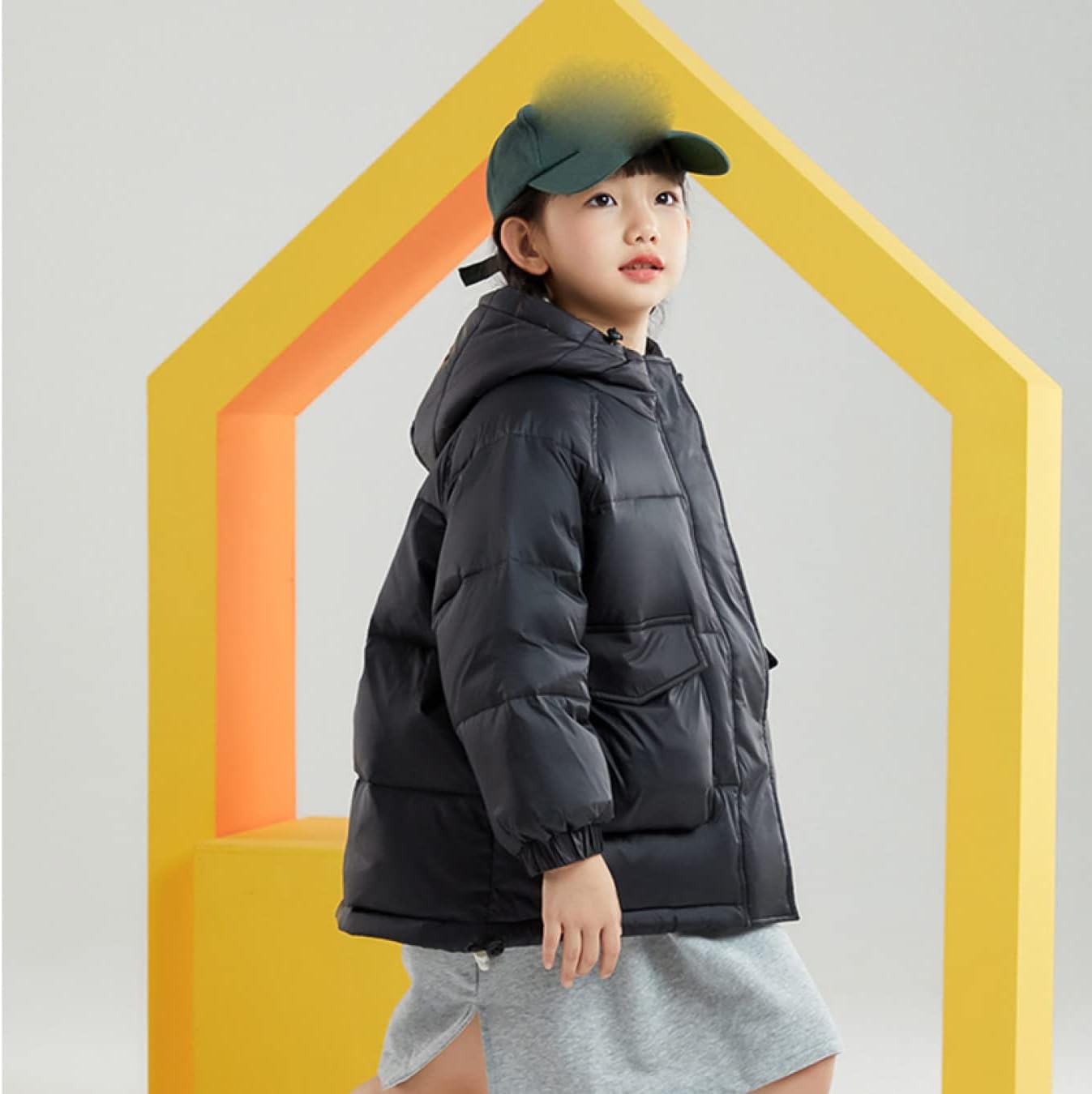 ジャケット・アウター mini KYAZJA] 女の子 男の子 ダウンコート ベビー 春 秋 冬 長袖 可愛い