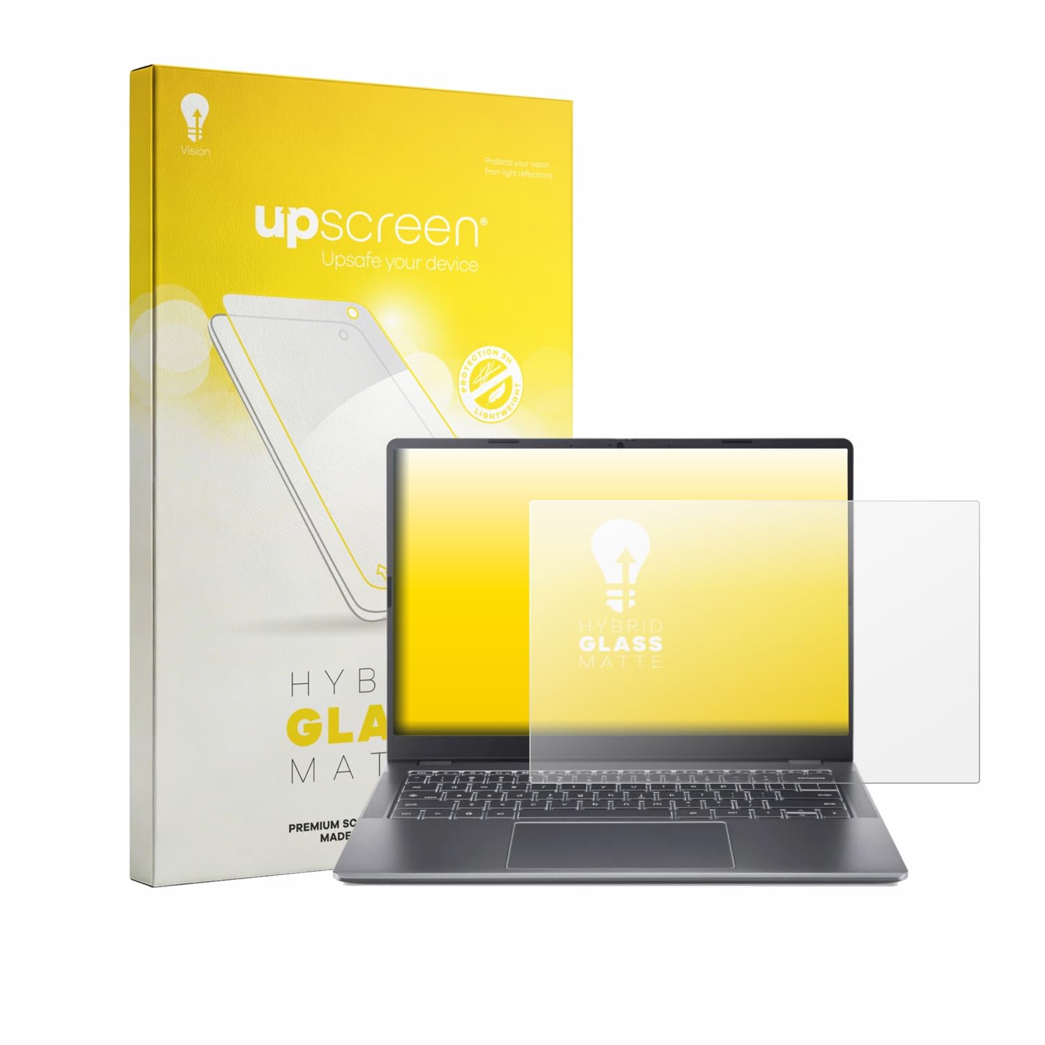 upscreen Pellicola Vetro per Acer Chromebook Plus Enterprise 514