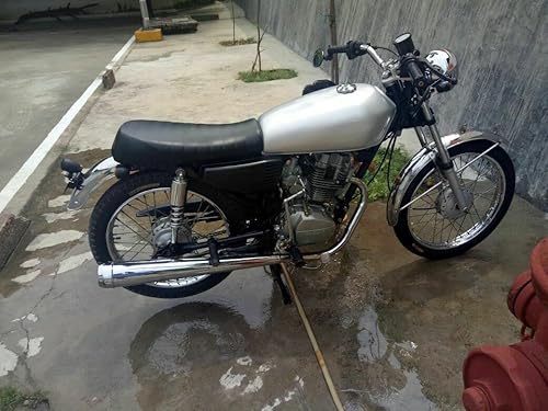 Miniatura 4 de 9L 2.4Gal Cafe Racer Vintage Tanque de gasolina y tapa para BMW Honda Yamaha Suzuki RD 350 400 500