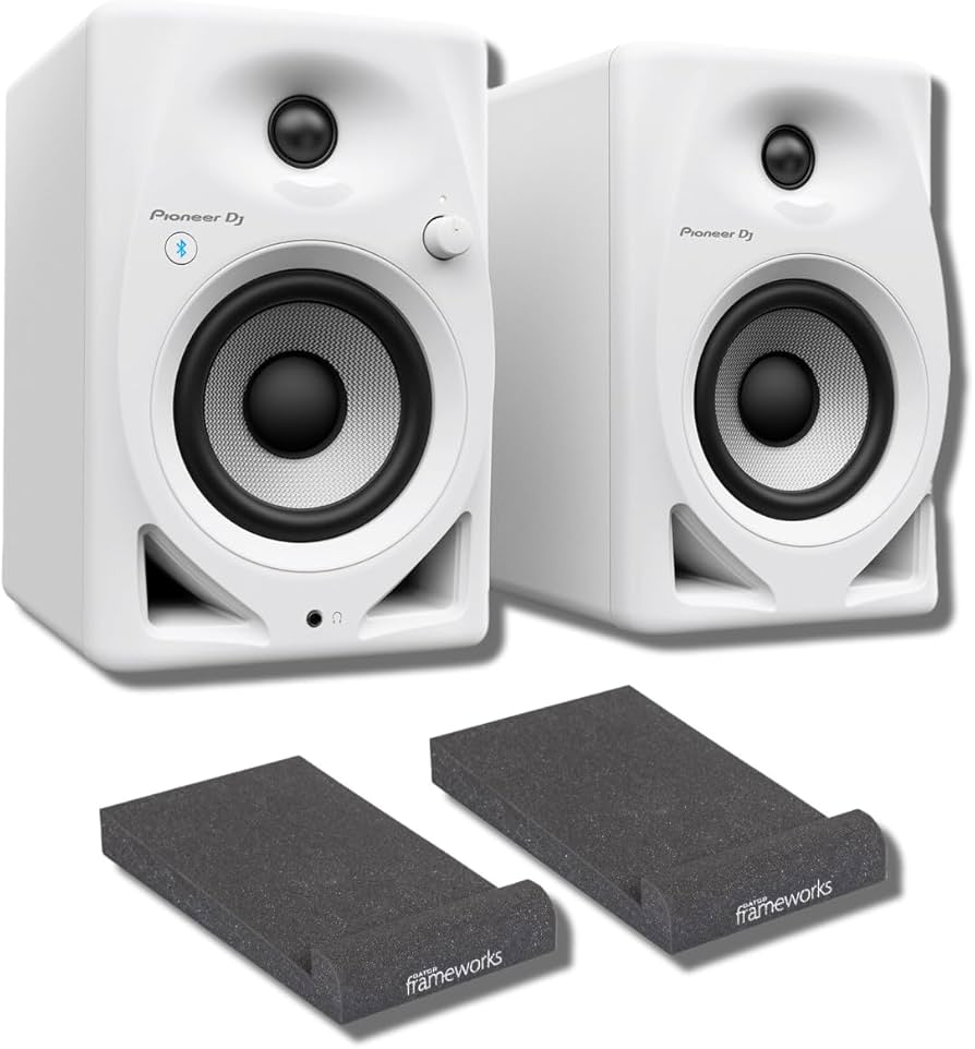 Amazon.com: Pioneer DM-40D-W 4-inch Desktop Active Monitor