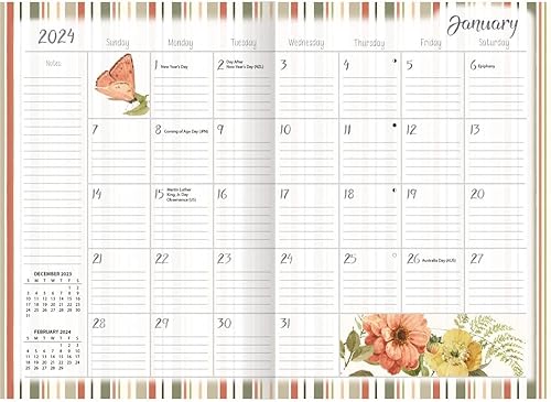 Miniatura 3 de LANG Watercolor Seasons - Agenda mensual 2024 (24991012124)