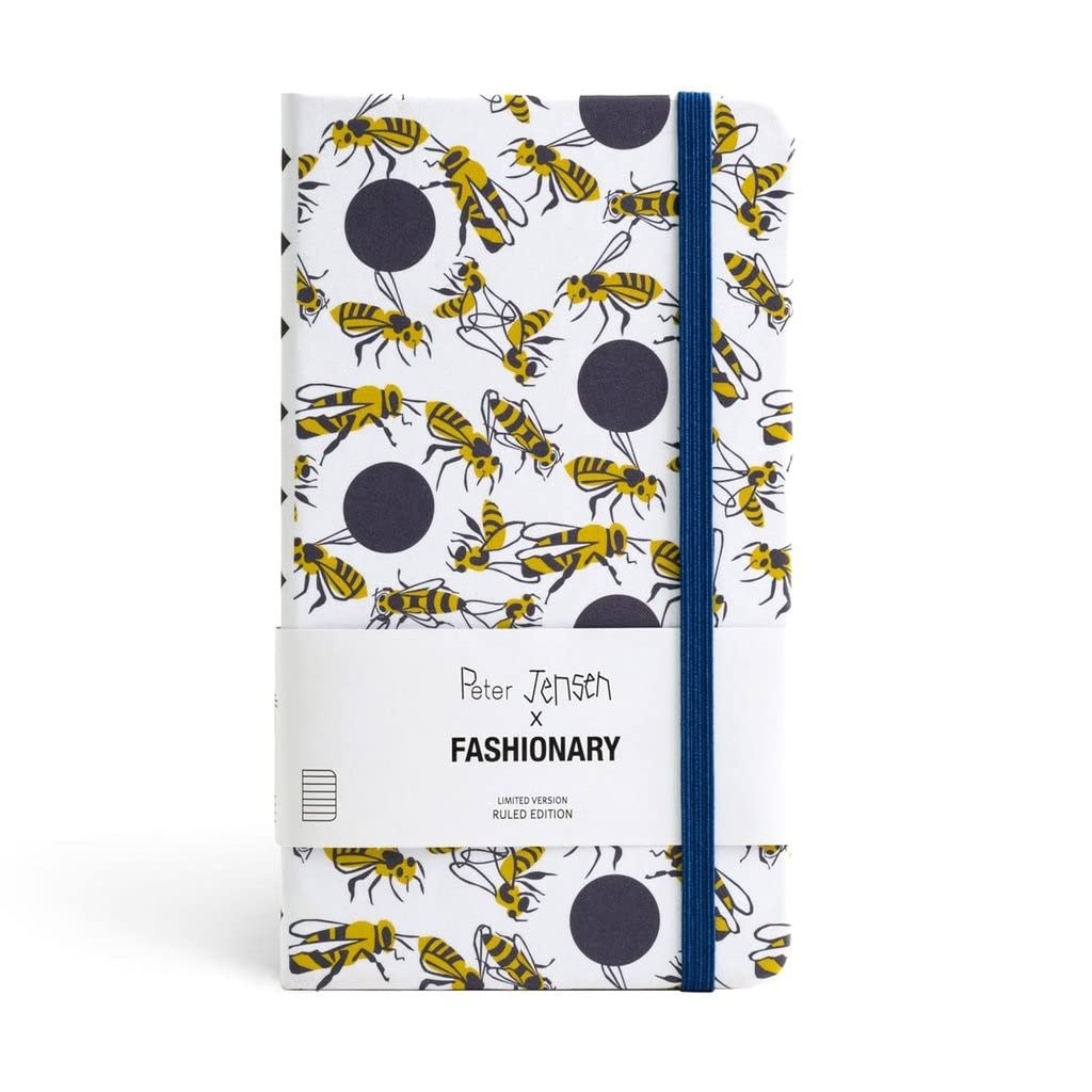 Peter Jensen X Fashionary Polka Bee Ruled Notebook A6