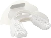 Vista 2 de Under Armour Air - Protector labial para fútbol, protección bucal completa, compatible con brákets, ajuste instantáneo, rojo