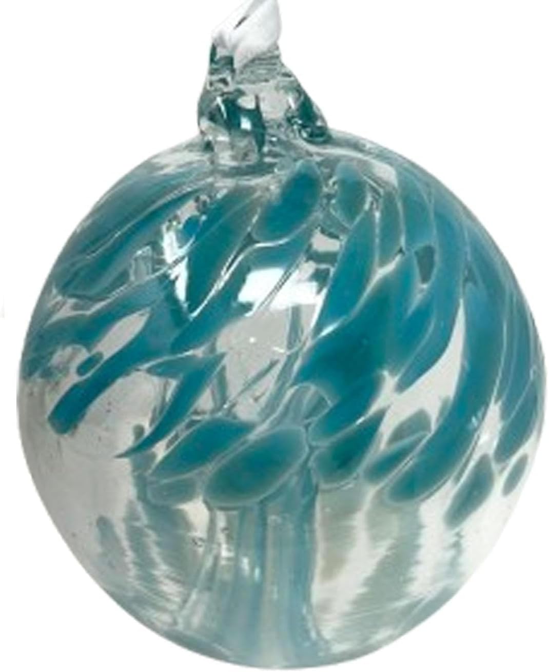 Large Friendship Glass Ball Globe - Purple 4.7 inch Hand Blown Handmade Hanging Garden Gazing Ball Indoor Outdoor Home Décor