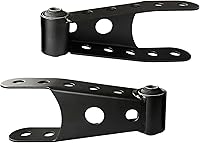 FAKAFY 2-3" Rear Lowering Shackles for Chevy Silverado 1500 GMC Sierra Ford F150 Ram - Leaf Spring Drop Kit Replace 6400 410520
