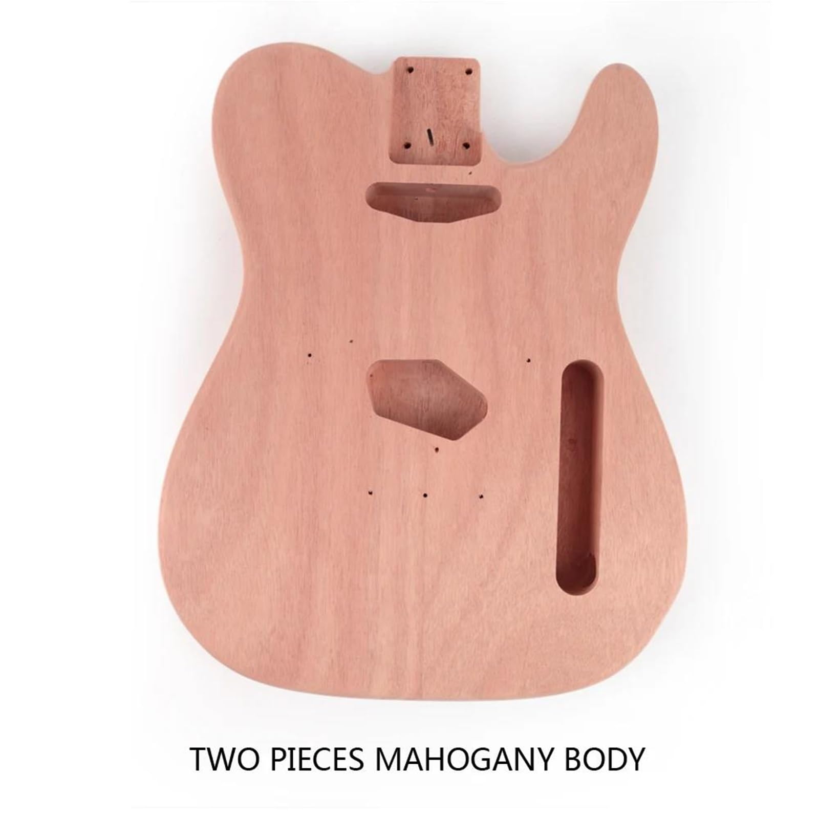 Unfinished Guitar Body Rosewood Fingerboard Electric Guitar Kits With Chrome Hardware Mahogany Body