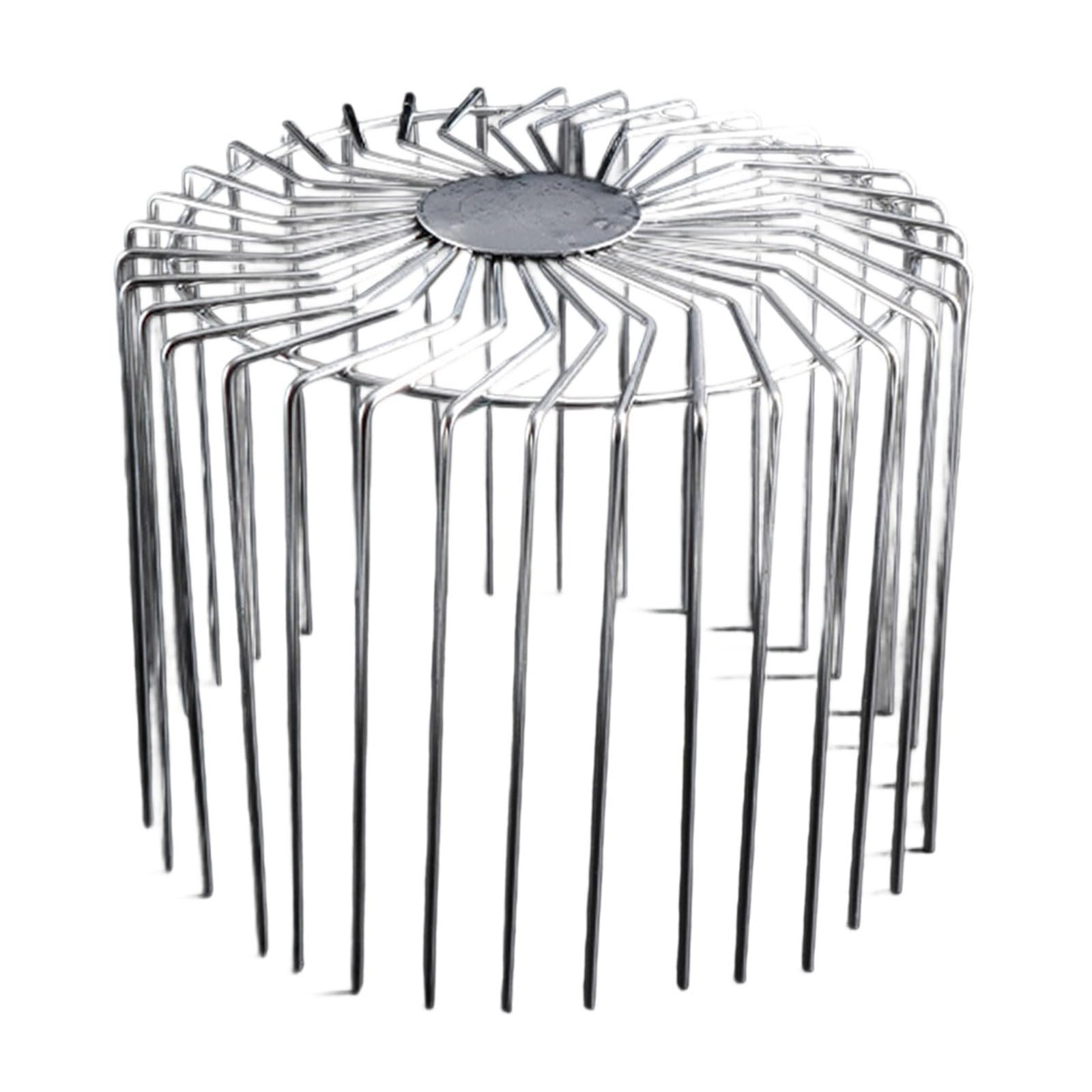 Woedpez 200Mm Stainless Steel Gutter Guard Mesh Cover Anti-Blocking Drain Pipe Protector Debris Easy Install Roof Drainage Outdoor Balcony Drainage Cover