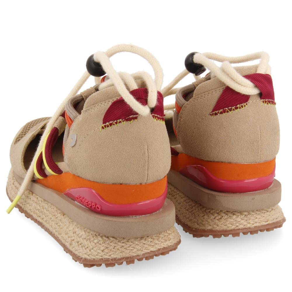 Sneakers Beige Tipo Espadrille con cuña para Mujer Tulare