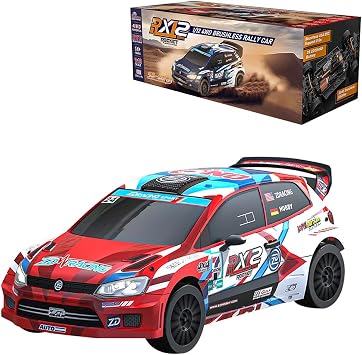 ZD-Racing RX12 RC Rally Car, 2.4G 112 4WD Brushless RC Car with Led Lights and with Full-proportional throttle, Indoor and Outdoor RC Toys for Adults