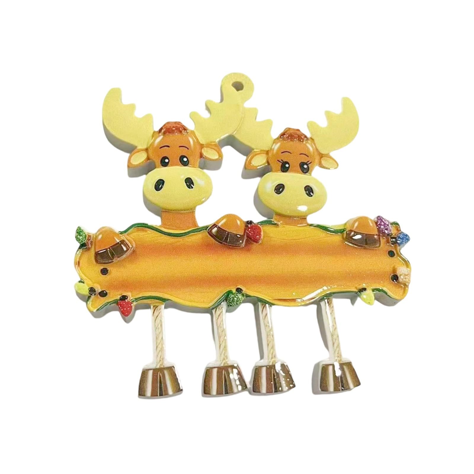 Holiday Deer Ornament Strong Christmas Decoration Personalizes Deers Family Christmas Hanging for Kids Room Living Room Deer Family Ornament