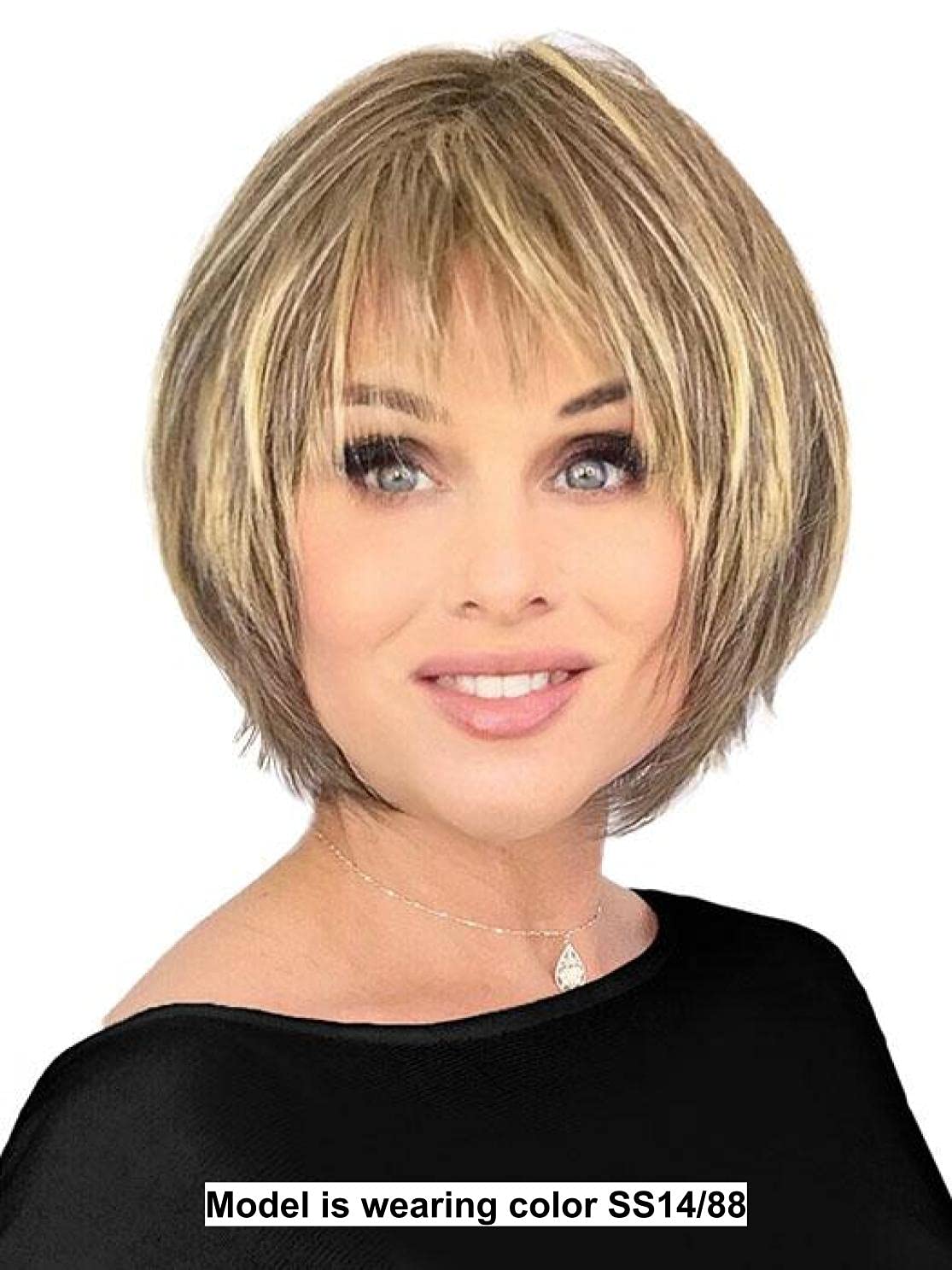 Bundle - 5 Items: Flirty Fringe Bob by Hairdo, Christy's Wigs Q & A Booklet, 2oz Travel Size Wig Shampoo, Wig Cap & Wide Tooth Comb - Color: R4