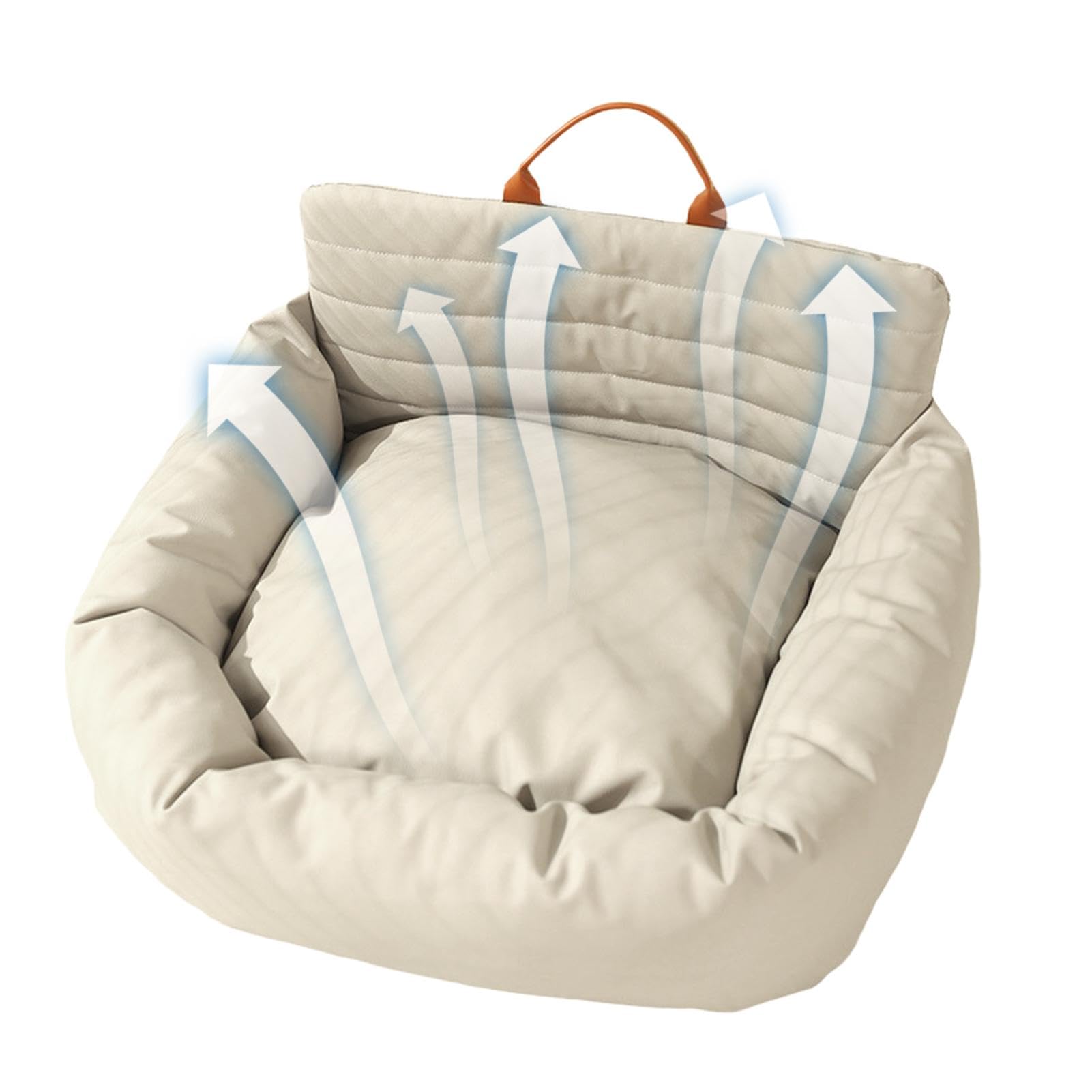 Cama de viaje para perros, cama para perros de coche, caseta para perros, impermeable para perros pequeños de 10 kg, cama antideslizante para coche, camión | impermeable para perros pequeños de 10 kg, cama antideslizante para coche, camión