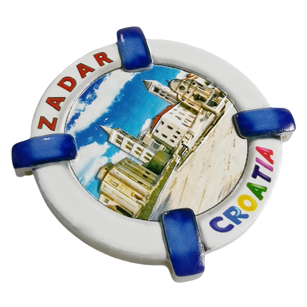 Dubrovnik Kroatien Kühlschrankmagnet - Handbemaltes Souvenir Als Reiseandenken