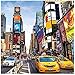 OFAY Jigsaw Puzzle 1000 Pezzi per Adulti, Modello di Edificio Paesaggistico Puzzle per Bambini Adulti Regalo Educativo Giocattolo Educativo –Time Square Jigsaw Puzzle