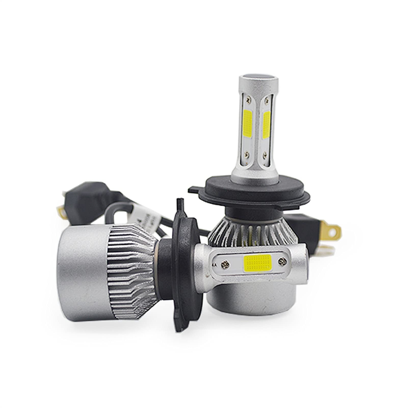 fari a LED Bulbs del faro a led dell'automobile Hi-Lo Beam Auto Auto HeadLamp Fog Lampadina DC12V 24V H4 H7 H11 H1 H3 9005 9006 72W 8000LM 6500K . lampadina a LED ( Socket Type : H4/9003/HB2 Hi/Lo )