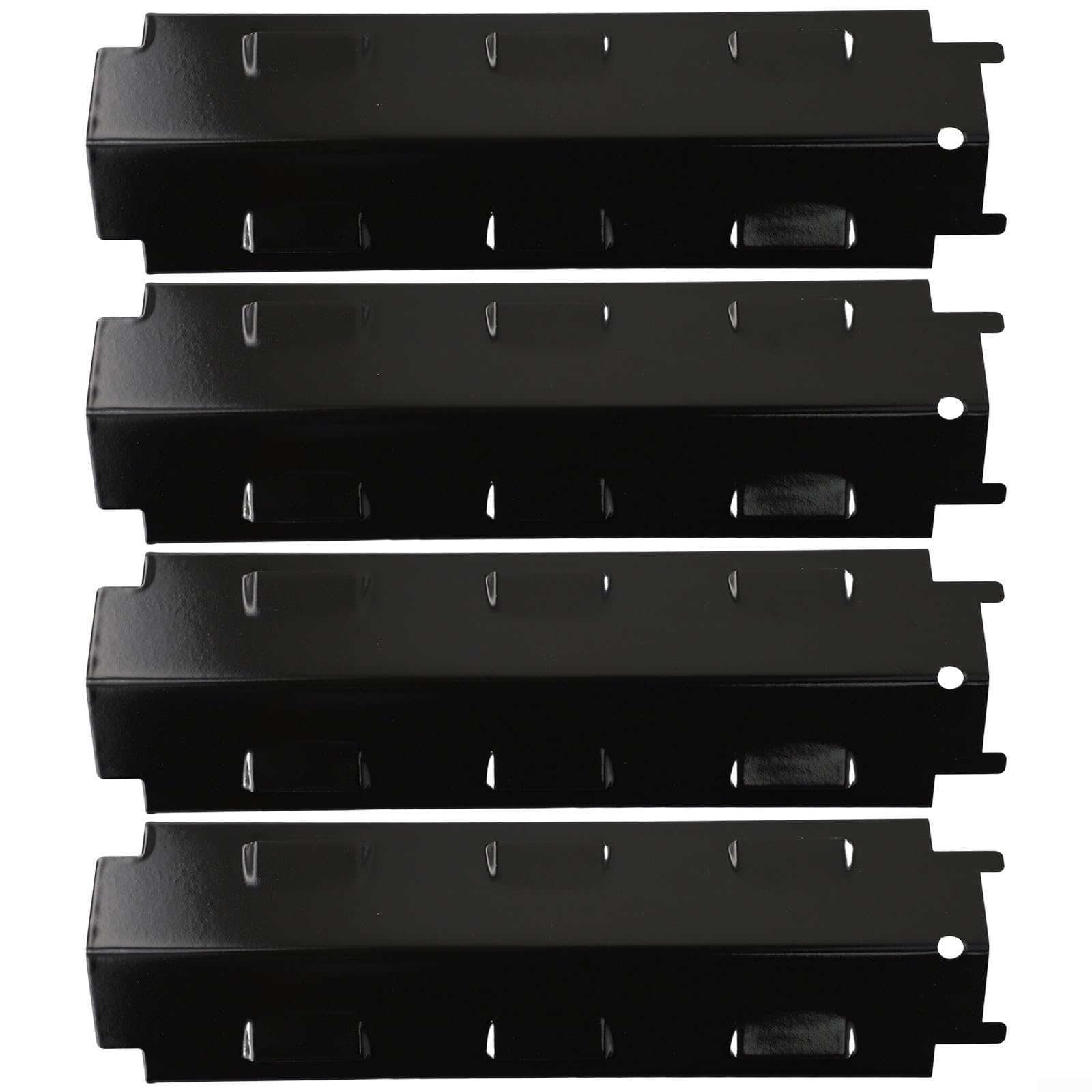 Repuestos de barbacoa carpas de calor de acero inoxidable negro para Charbroil 463631410