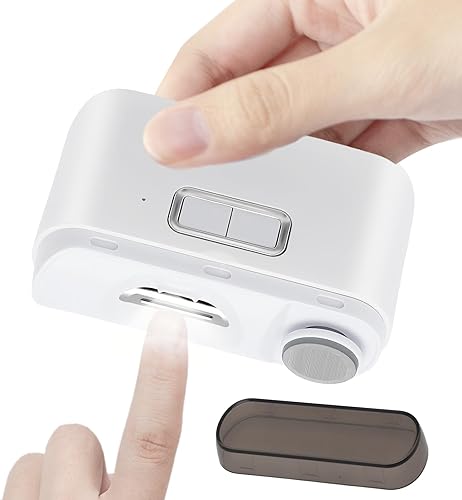 Cortaúñas eléctrico para adultos, molinillo de uñas automático para mujeres, pulidor eléctrico de uñas 2 en 1, cortador de uñas con 2 velocidades y