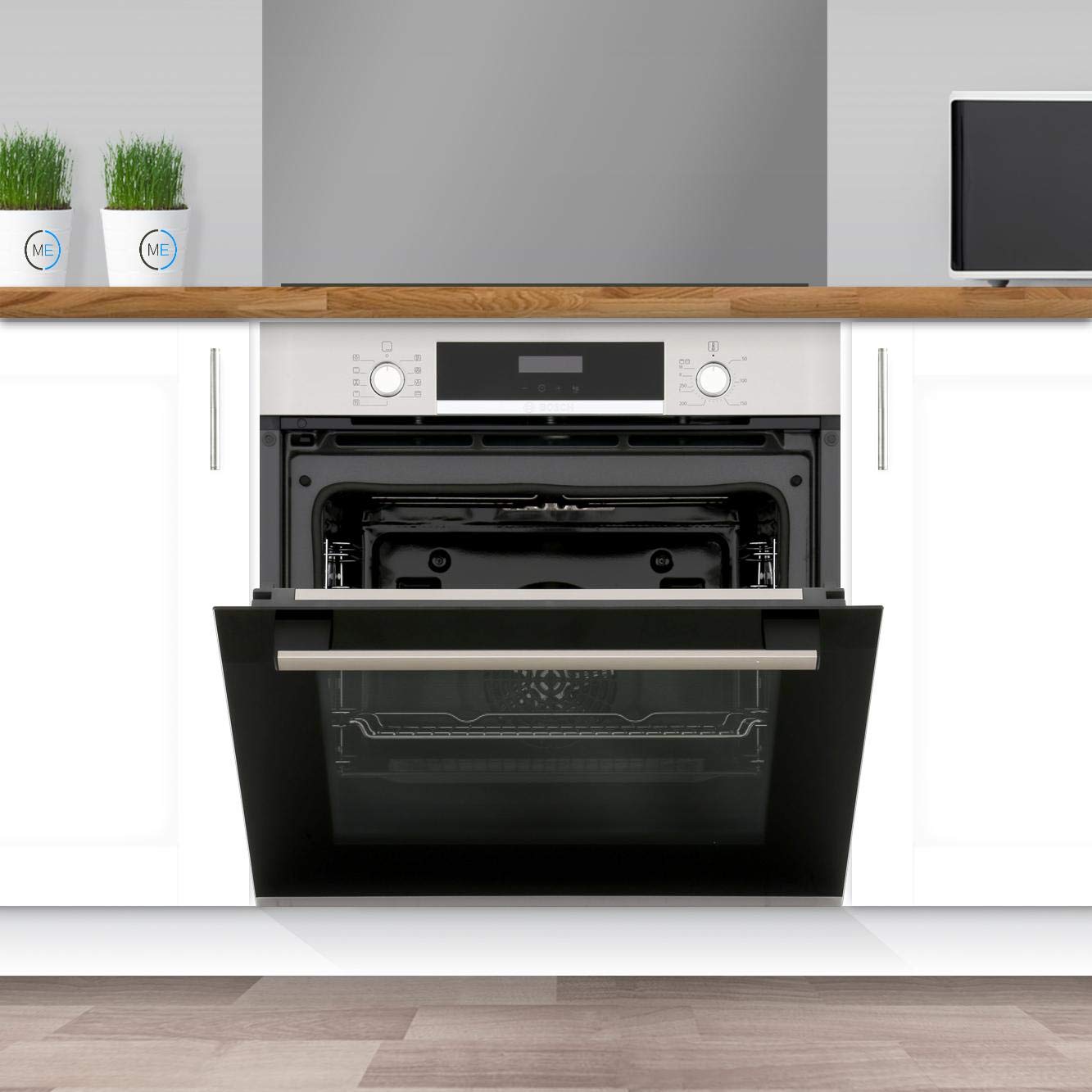 Bosch Series 4 HBS573BS0B Stainless Steel, Pyrolytic BuiltIn Oven with