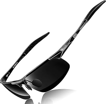ATTCL Mens Fashion Driving Sport Polarized Sunglasses for Men Fishing - Al-Mg metal Ultralight
