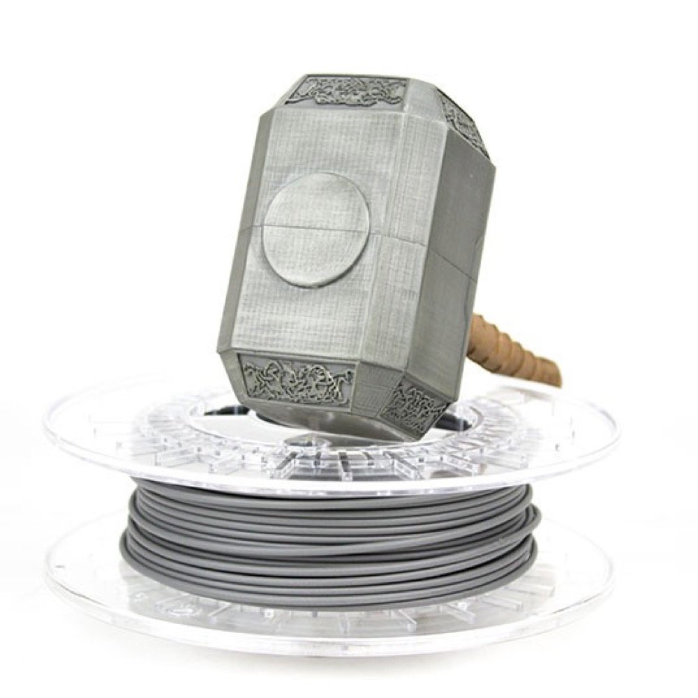 colorFabb Special Steelfill Filamento per stampante 3D, 1,75 mm di diametro, Bobina da 750 g, Steel, Heavy, Slightly Magnetic